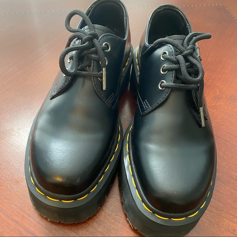 Dr Martens 1461 SMOOTH LEATHER PLATFORM SHOES
